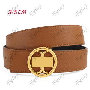 Womens Gold Loop Buckle t Belts Men Leather Belt Designer Belts For Women Luxury Brand Cintura Tailleband Gordel Taillebanden Breedte 2 5-3 1766