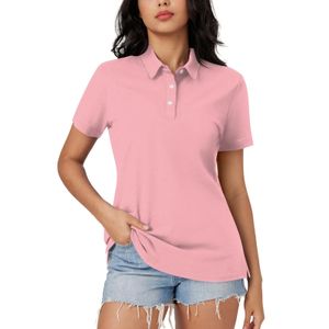 Chemises de tennis de golf pour femmes T-shirts de polo à manches courtes légères