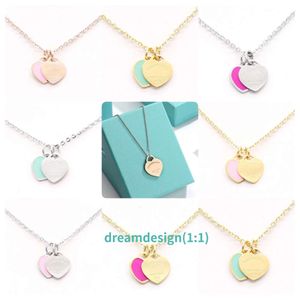 Dames hart 925 Sterling zilveren ketting vrouw ketting ontwerper sieradenketens hanglijst roestvrijstalen charme jubileum cadeau voor vrouwen goud verguld