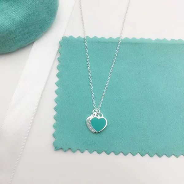 Collier de coeur pour femmes chaînes de bijoux de bijoux pendentif