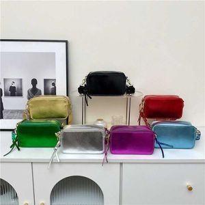 Bolso de diseñador de alta calidad para mujer Bolso de lujo con letra M Instantánea Colores dulces Textura Bolso para cámara Bolsos de hombro para mujer Famoso pequeño bolso cruzado