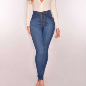 Dames hoge taille sexy stretch slank fit jeans voor vrouwen