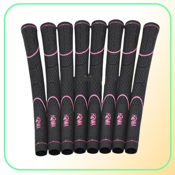 Empuñaduras de golf HONMA para mujer Empuñaduras de palos de golf de goma de alta calidad Colores negros a elegir Empuñaduras de palos de hierro con lote de 20 piezas 9339426