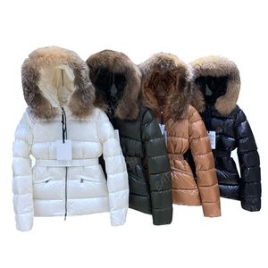 Dames met dames omlaag jas Designer puffer jas Winter Outdoor Warmth Jackets Feather dubbele ritsgewekte lagen jassen