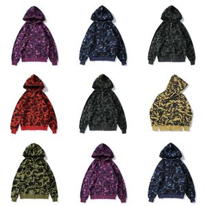 Sweat à Capuche Femme Full Zip Up Sweat à Capuche Homme Deisnger Designers Hoodies Vestes Homme Sweat à Capuche Camouflage Cardigan à Capuche Veste Fermeture Éclair Casual Manches Longues 3XL