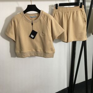 Swets à capuche pour femmes shorts en coton Tracksuits à manches courtes Shorts deux pièces Shirts Shirts Pantal