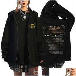 Sweats à capuche pour femmes 2023 kpop prête à être hommes / femmes sweat à capuche longue à manches longues lâches Sweat-shirt couple couple de style streetwear dha6x