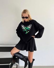 Womens Hoodies Sweatshirts Blessyuki Mooie Hoodies voor Vrouwen Plus Size Casual Vintage Sweatshirt Trui Meisje Gothic Tops Kpop Kleding 230729