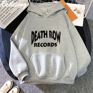 Dames hoodies sweatshirts coole Death Row Records Men Hoddie Fashion Casual dames met lange mouwen Springautumn Sweatshirt Harajuku Hip Hop 230227