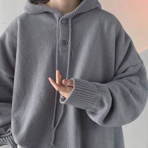 Sudaderas con capucha para mujer Sudaderas con capucha Suéter de cuello alto Hombres Mujeres Otoño Invierno Suelto y perezoso Viento Japonés Retro Chaqueta engrosada 230904