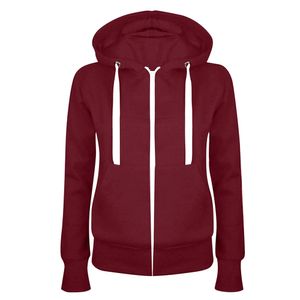 Sweats à capuche pour femmes Sweatshirts Dames Casual Manches longues Plus Poche Pull à capuche avec fermeture éclair Veste Cardigan pour vêtements Automne Hiver Sports Manteau 231129