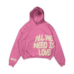 Dames hoodies sweatshirts letter afdruk hoodie heren mode pullover trui tops streetwear y2k paren kleding grunge 230817