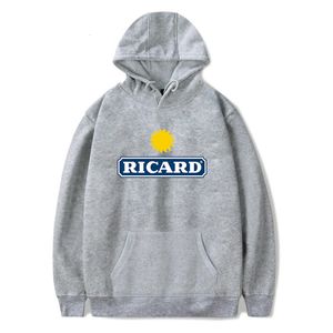 Sweats à capuche pour femmes Sweats Hommes Femmes RICARD Sweat à capuche Sportswear Couple Sweat Streetwear Vêtements Mode Street garçons filles Pull à manches longues 230208