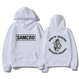 Sweats à capuche pour femmes Sweats imprimés mode crâne Streetwear hommes femmes surdimensionné sweat à capuche lâche vêtements lettre Samcro 230227