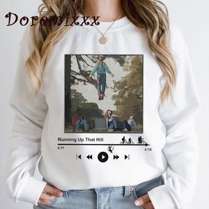 Dames hoodies sweatshirts die op rennen die heuvel max unisex vreemd