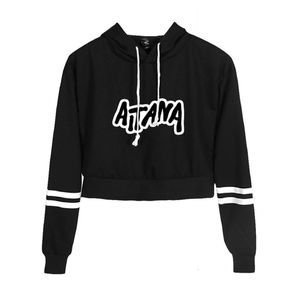 Sweats à capuche pour femme Sweats Chanteur Aitana Ocana Crop Top Sweat à capuche pour filles Harajuku Sweat court Streetwear Hip Hop Pull à manches longues Tops Sudaderas 230705