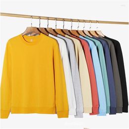 Sudaderas con capucha para mujeres sudaderas para mujeres Color sólido sólido sudadera suelta 2023 Fashion de otoño Damas de algodón de algodón