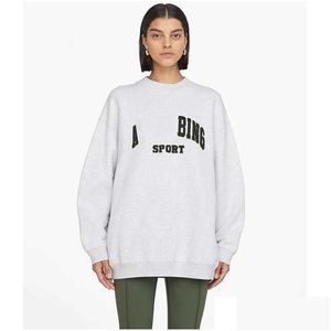 Sweats à capuche pour femmes Sweatshirts Femmes Sweat-shirt Designer Plover Lettre classique Broderie à l'intérieur de la polaire Pull à col rond Manches longues Hoo Ot6Il