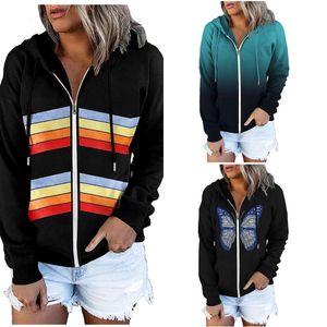 Sweat à capuche pour femmes Unisexe Aviator Nation 5 Stripe Zip Hoodie Femmes zip-up Sweatshirt Long Manches Womans Boys Streetwear Swetshirts élégants