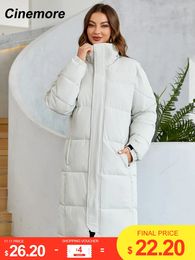 Vestes pour femmes veste de cinéma hiver chaud Long parc à capuche mode vers le bas unisexe 231118