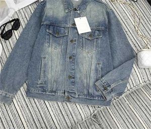 Dames Jackets Designer Chan New 2023 Jacket Women CCCC Jean Plus Size Fashion Letter Metal Buckle Denim Leisure Cardigan N9DW