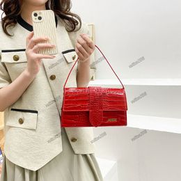 JAQUEMUS Tabby Designer-Tasche für Damen, Einkaufstasche, luxuriöse Umhängetaschen für Mädchen und Damen, hochwertige, einfarbige Tasche mit Ketten, modische Tasche, quadratische Pickup-Schnalle, großes Fassungsvermögen