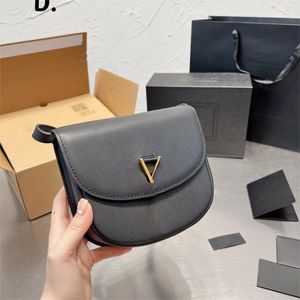Kaia Satchel Bag Solferino Vintage Leather Saddle Envelope Messenger Bags Crossbody Bolsos Diseñador Lujo Moda Bolso 18-15cm