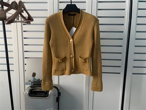 Dames gebreide bruine streep vestigende jas mode herfst ontwerper vrouwen uit het oog jassen jassen balen knopvakken uit het delerige vrouw casual breien kleding