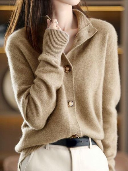 Tricot de tricot pour femmes cardigans femme y2k y2k luxe d'hiver concepteur cachemire femme tricot tricot crochet tops vintage mode 230310