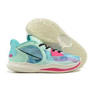 Dames kyrie laag 5 basketbalschoenen Heren kinderen Irving Kyries V Blauw Roze Aqua Liefdesbrief Graffiti mamba protro sneakers tennis