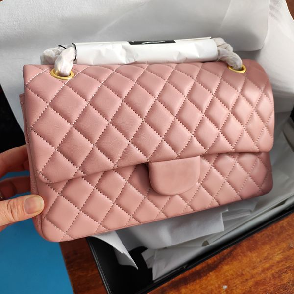 Cams de mujer Bolsas acolchadas clásicas de doble colgra