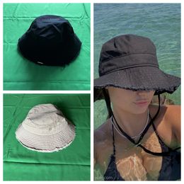 Femmes le bob artichaut bucket chapeau beanie casquette bob largeur brim beach chapeaux beige noir