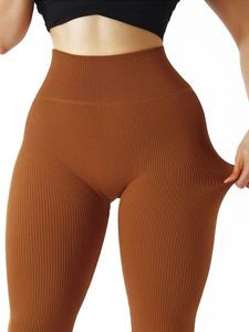 Dames leggings athvota geribbelde vrouwen scrunch butt workout voor gym hoge taille naadloze loop panty fitness femme joggingbroek 221122
