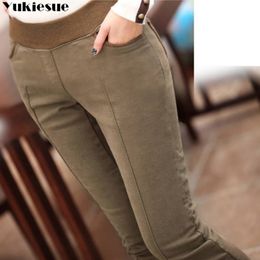 Dames leggings kleding s4xl dames potloodbroek hoge taille mager dikke fluwelen warme winter jeggings legins feminina broek 90h 221122