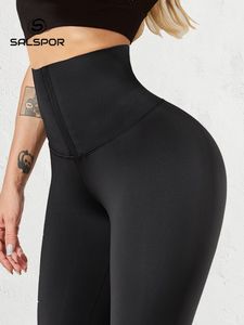 Leggings Salspor met dames Hoge taille Sport voor vrouwen Sexy Push Up for Fitness Corset Slim Wear Female Pants 221122