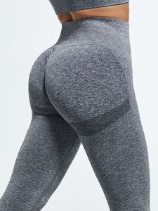 Leggings para mujer Sexy Mujer Bubble Butt Push Up Fitness Slim Leggins con cintura alta Mujer sin costuras 221122