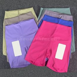Leggings pour femmes en couleur de couleur de yoga de taille aux femmes shorts sportifs de sports de gymnase de gymnase de gym