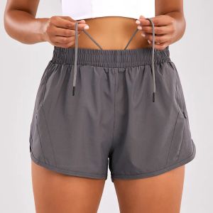 Femmes Lu Yoga Shorts pantalons chauds Hotty Pocket Rapide à sec rapidement des vêtements de gymnase