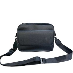 Dames luxe ontwerper Zwart Leather Fastline Messenger Bag