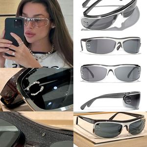 Dames luxe hoogwaardige UV400 resistent zonnebrillen Designer Modieuze buitenfit Goggles Street Fotoglazen met originele doos A71557