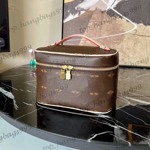 Fleur à imprimé de luxe pour femmes belles mini-vanité boîte de valise sacs de valise M44495 Maquillage à fermeture éclair