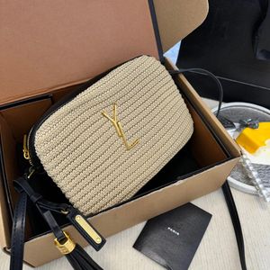 Femmes de luxe Raphias tissent des sacs à main sous les bras LOU bandoulière en cuir épaule gland mode hommes tissé hobo fronde sac fourre-tout pochette Designer même sac à bandoulière