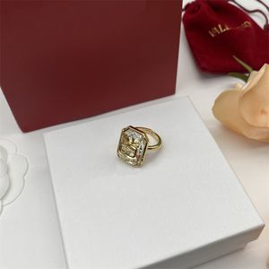 Dames luxe ringen Diamantring Opening Gold Designer Sieraden Valentijnsdag Weddingring