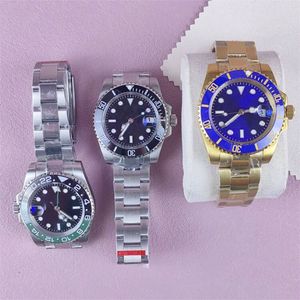 Montre de luxe pour femmes montre de mouvement ZDR mode noir bleu lunette reloj 41mm en acier inoxydable GMT plaqué or montre de haute qualité populaire xb02 C23