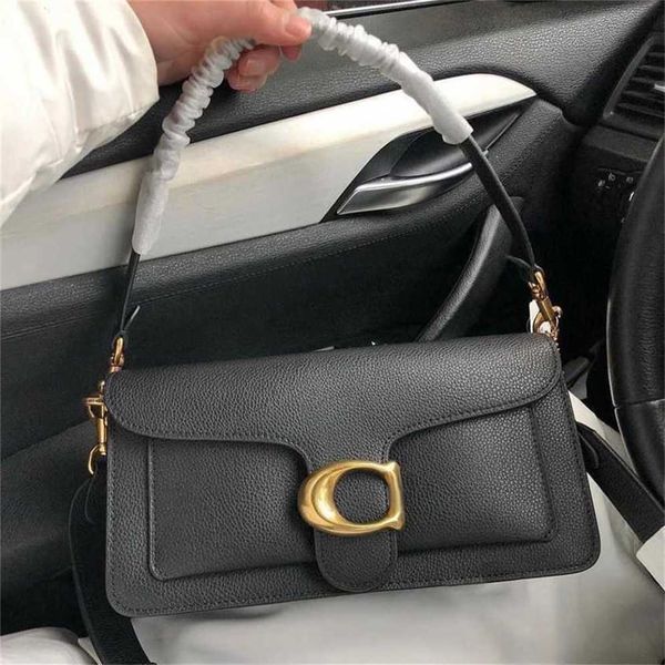 Hombre para mujer Diseñador Bolsas de mensajero Bolso de mano de lujo Baguette de cuero real Espejo de hombro Cuadrados de calidad 70% de descuento en la venta en línea