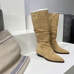 Femmes Martin Desert Boot Cowboy Fahsion Bottes Bottes d'hiver Sangles en cachemire 100% cuir véritable Médaille 5 couleurs Semelles résistantes NO398