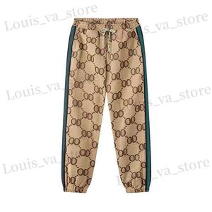 Pantalons pour hommes pour femmes Pantalons longs pour hommes Lettres Noir Kaki Vert Style décontracté Pantalons de survêtement Hip Hop Loose Men Pantss. T230725