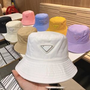Dames heren emmer hoed ontwerper hoeden zon voorkomen outdoor vissen honkbal casquette luxe zwart wit roze mode pet mode street hoeden