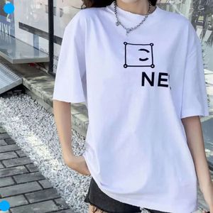 Damesherenontwerpers t-shirts luxe dames t-shirt vrouw t-shirt zomer tee katoenen mode brief printen korte mouw dame tees casual kleding tops kleding 637