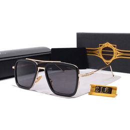 Damesherenvlucht 006 Dita zonnebril Piloot metalen zonnebrillen Designer Zonnebril UV400 Lens Polariseren Glazen Mode Luxe schaduw Anti -straling Sonnenbrille